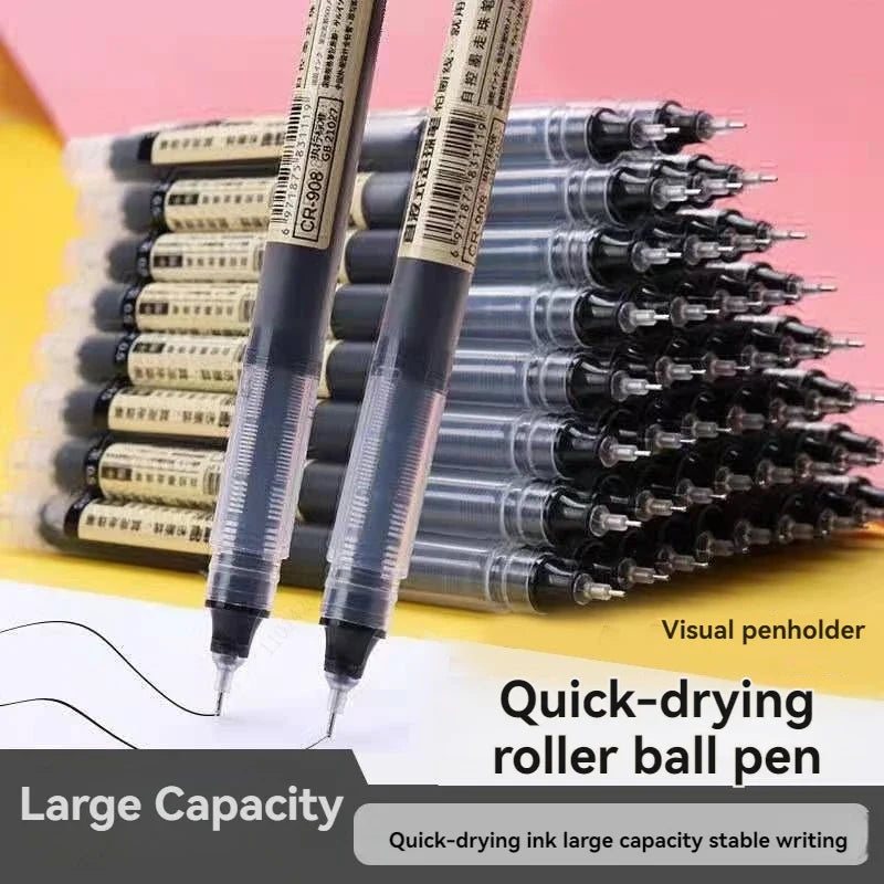 20-Color Liquid Ink Rollerball Gel Pens – Quick-Drying Set Rollerball Gel Pen Set Qme