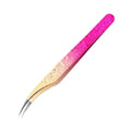 Fiber Tip Lash Tweezers for False Eyelash Extensions Eyelash Tweezers Qst LW2275