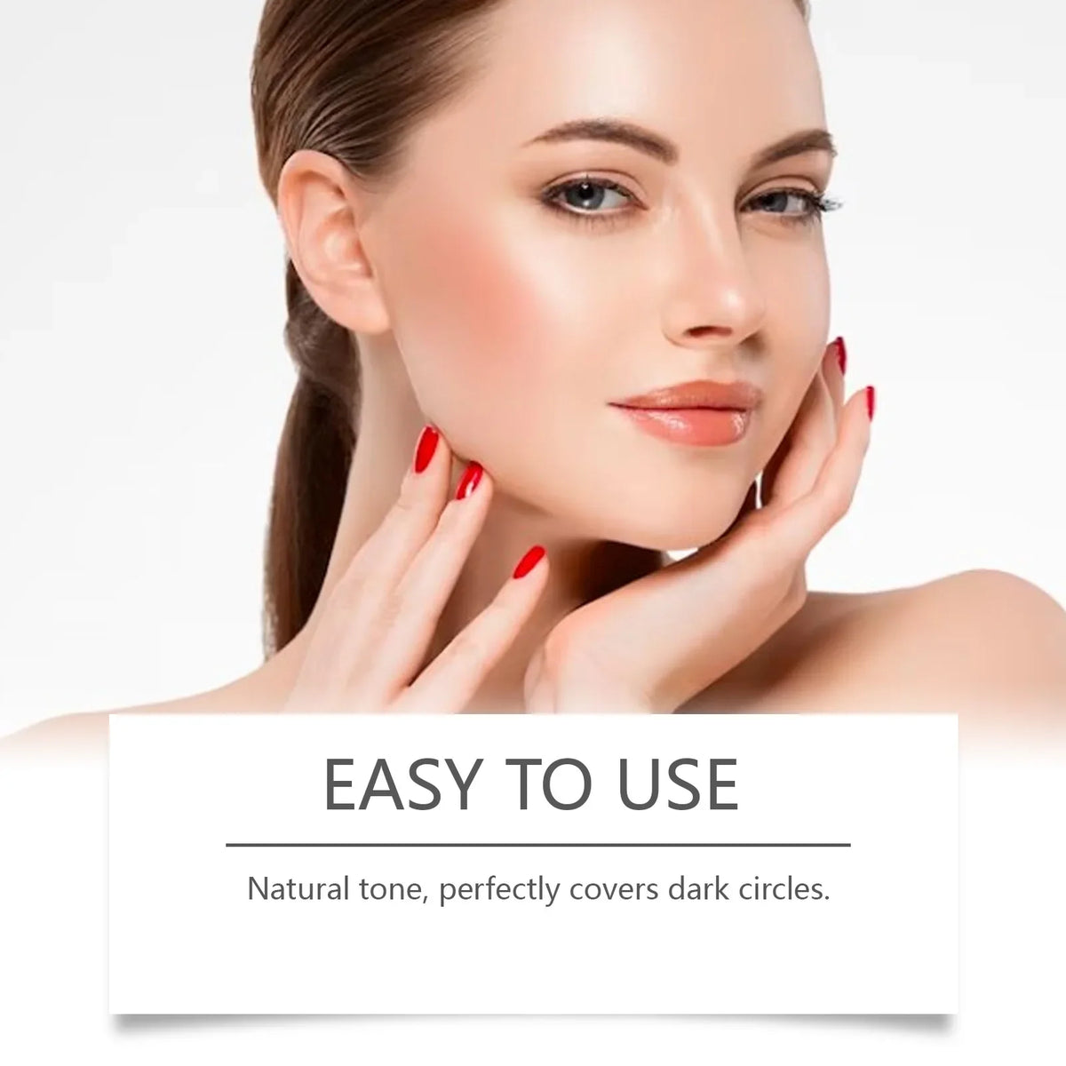 Qme Lightweight Concealer – Natural, Full Coverage Makeup Face Concealer Qme