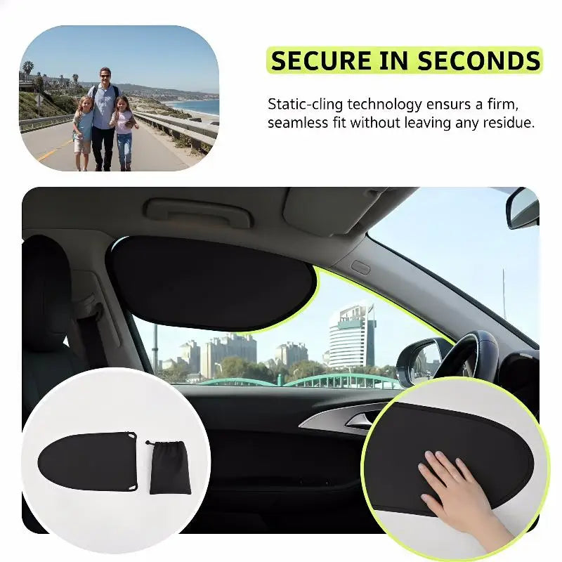 Car Side Window Sun Shade – UV Block for Baby & Pets Car Window Sun Shade Qst