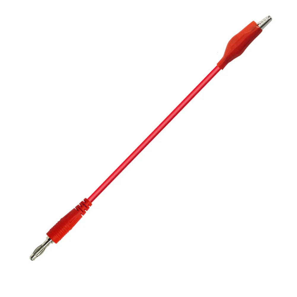 Alligator Clip to Banana Plug Test Cable Dual Tester Lead Test Cable Leads Qme