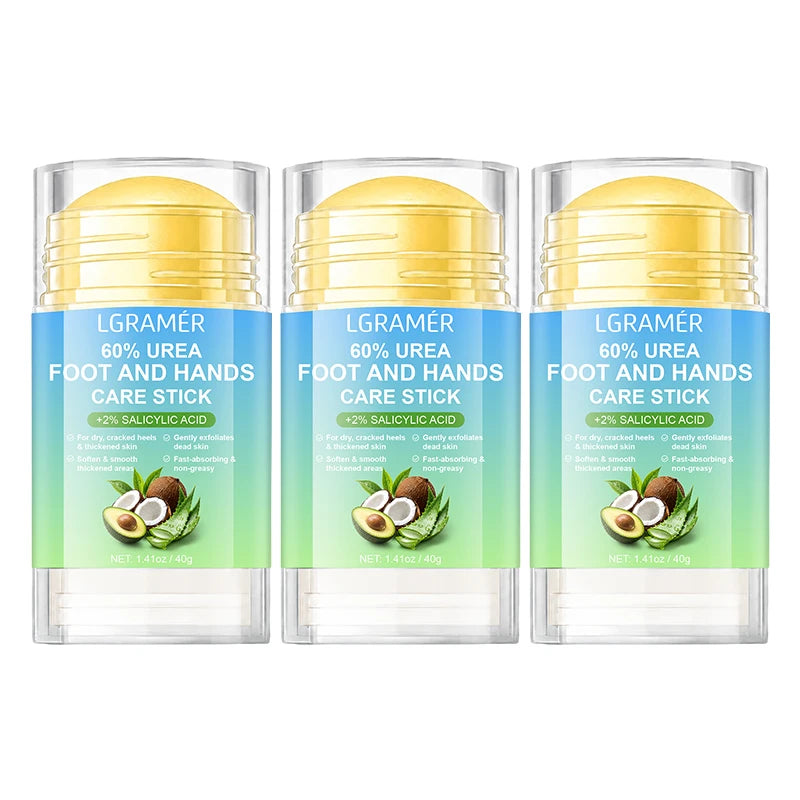 CLAFACES 60% Urea & 2% Salicylic Acid Foot & Hand Cream Foot & Hand Cream Qst 3pcs