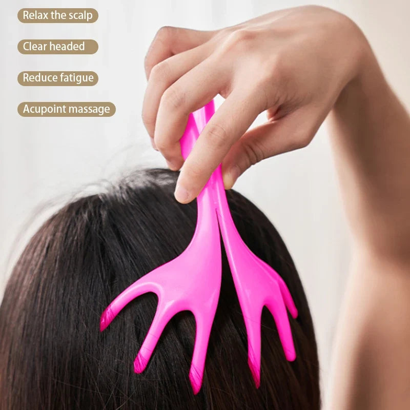 Six-Claw Manual Scalp Massager | Head Massage Tool Scalp Massager Qme onesize