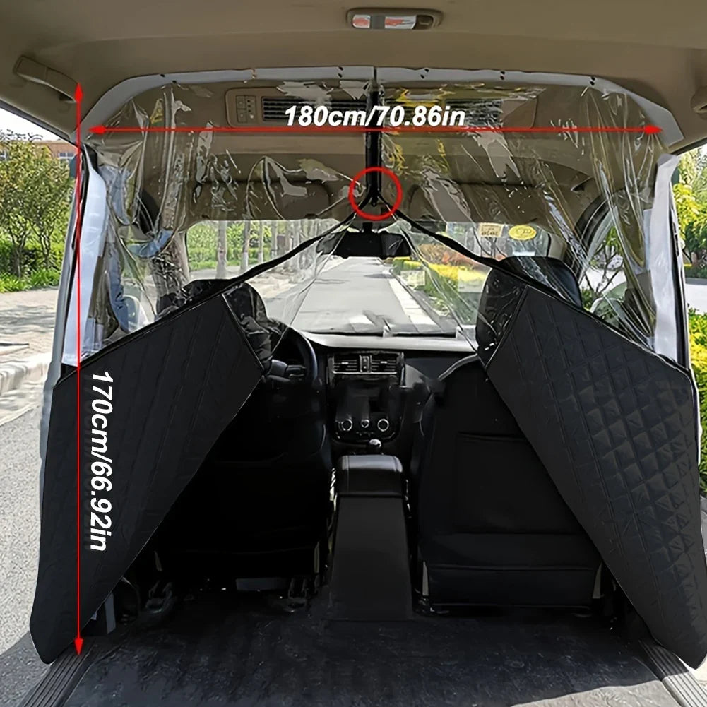 Car Divider Privacy Curtain Heat Insulation for Ford | 180x170cm Car Divider Curtain Qme