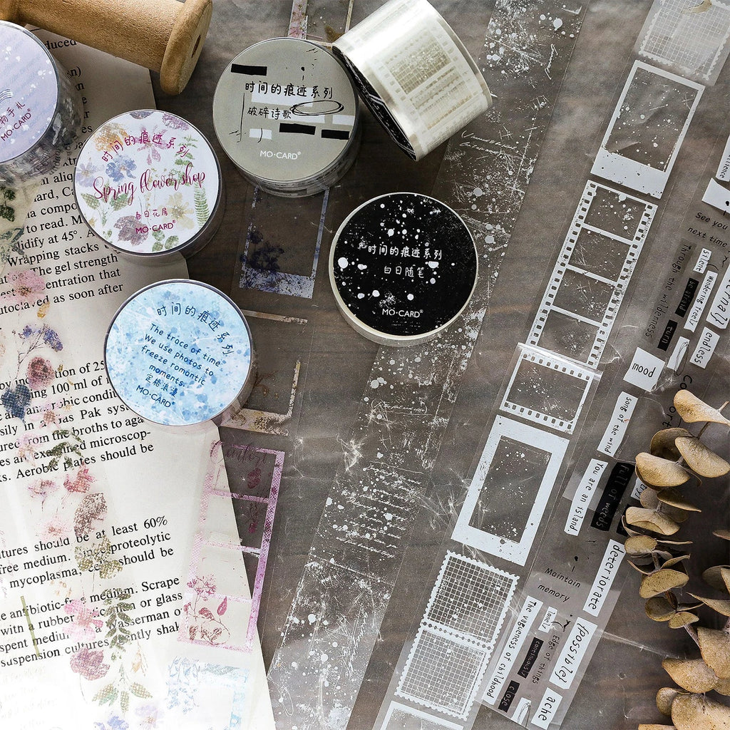 PET Washi Tape 25mm×2m | Decorative Scrapbooking Labels Decorative Craft Tape Qme
