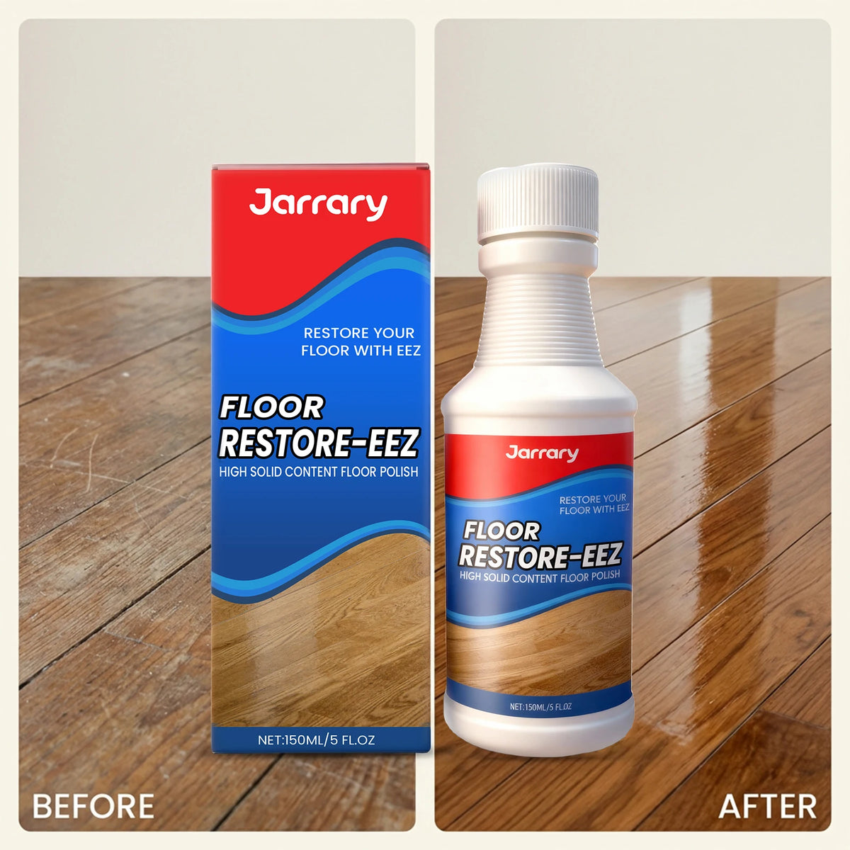 150ml Floor Cleaner – Stain Removal & Gloss Restoring Liquid Floor Cleaner Qst
