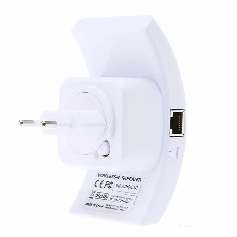WiFi Range Extender 300Mbps – Wireless Repeater & Booster WiFi Range Extender Qme