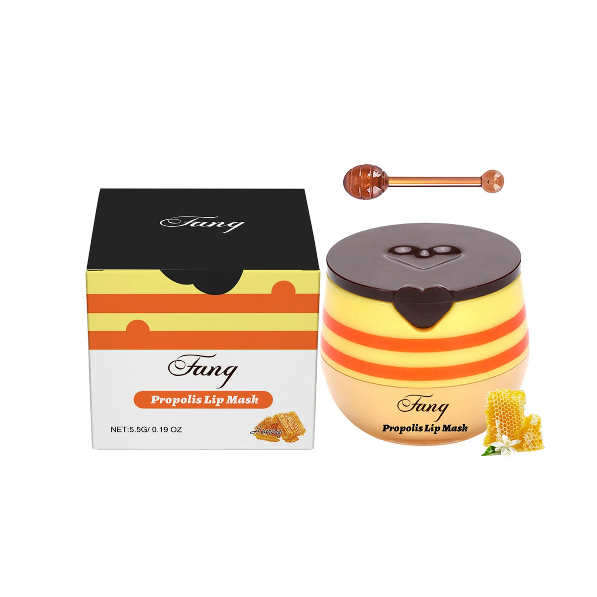 Strawberry Overnight Lip Mask – Hydrating Sleeping Lip Treatment Sleeping Lip Mask Qst Propolis