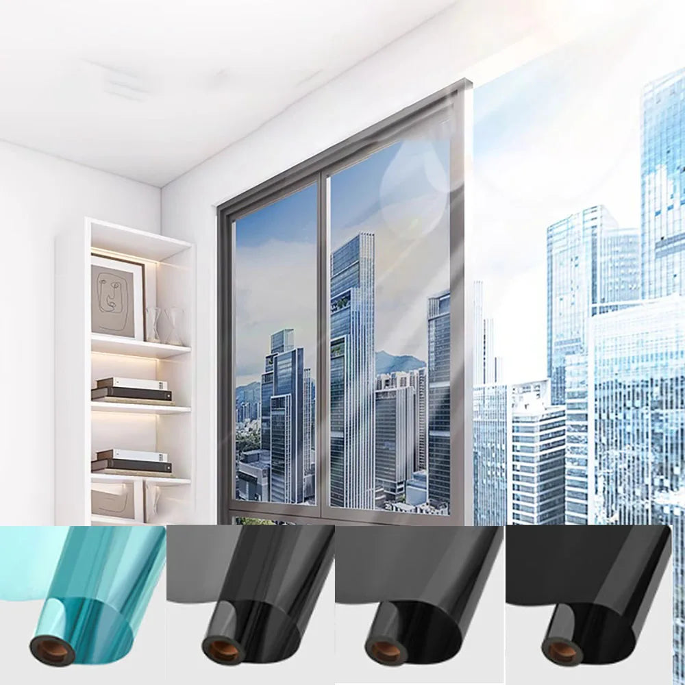 Double-Sided Privacy Window Film – UV Block & Sun Shade Privacy Window Film Qme