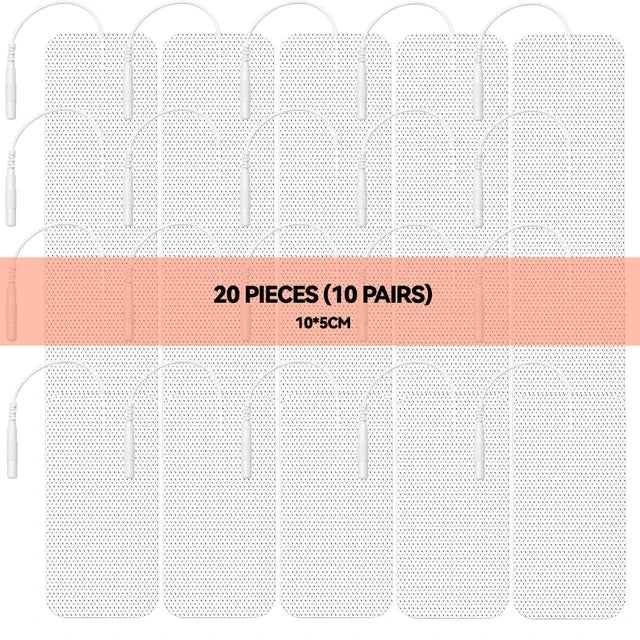 TENS EMS Electrode Pads – Self-Adhesive Replacement Patches Electrode Replacement Pads Qst L 20PCS