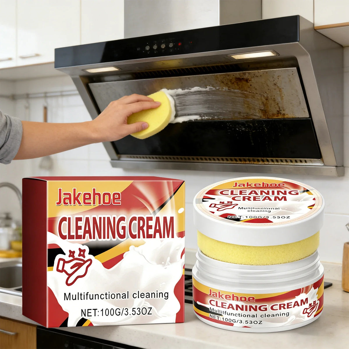 Multi-Functional Decontamination Cream – Removes Oil & Stains Household Cleaning Cream Qme