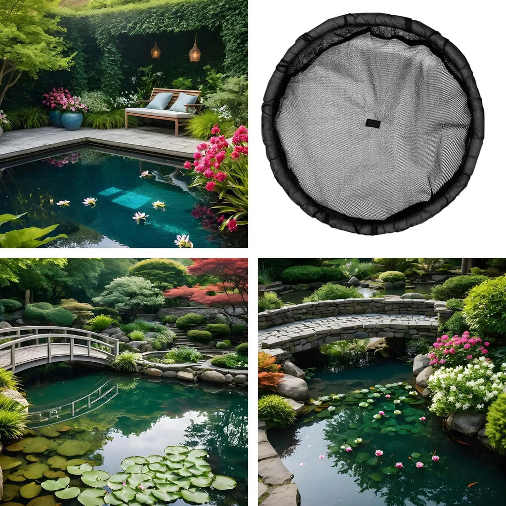 Floating Pond Plant Corral Fine Mesh Netting – 45cm / 17.7in Floating Pond Planter Qme