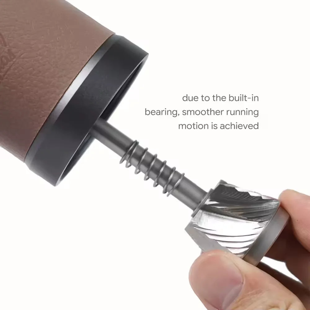 RECAFIMIL Manual Burr Coffee Grinder – CNC Stainless 30g Manual Burr Grinder Qst
