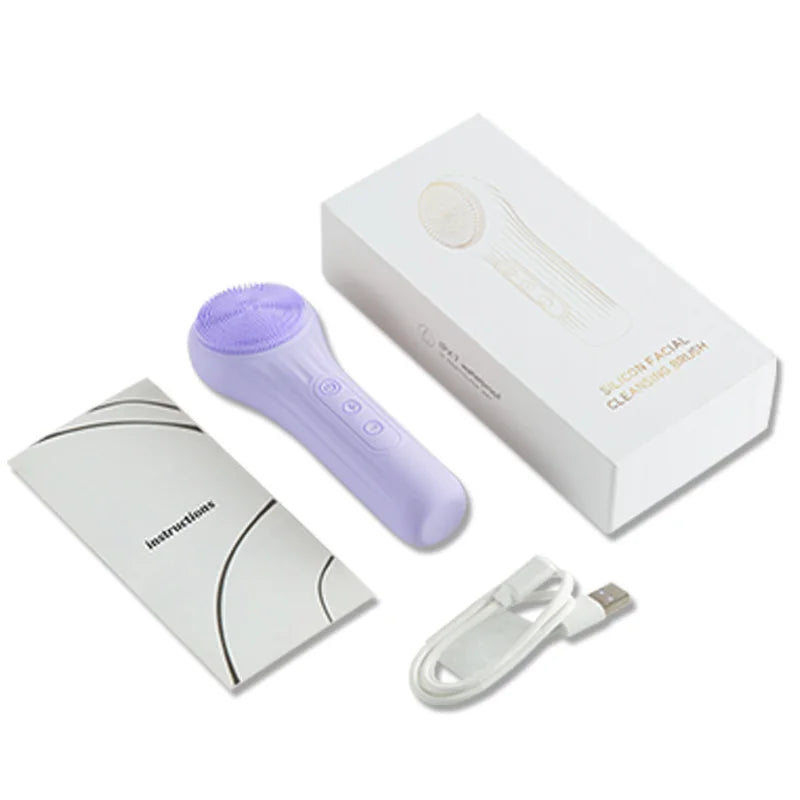 VIMYSHOW Sonic Facial Cleansing Brush – IPX7 Waterproof USB Facial Cleansing Brush Qst