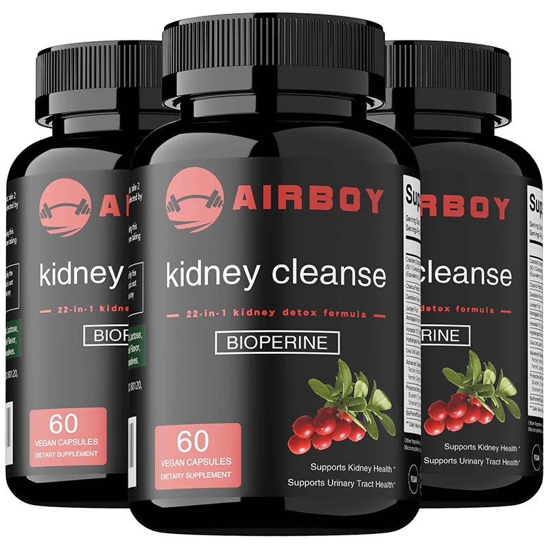 Xemenry 22-in-1 Kidney Cleanse & Urinary Tract Support Herbal Supplement Qst 60 Capsule-3bottles