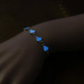 Glow in the Dark Bracelet – Heart Star Flower Fluorescent Glow Bracelet Qme Heart