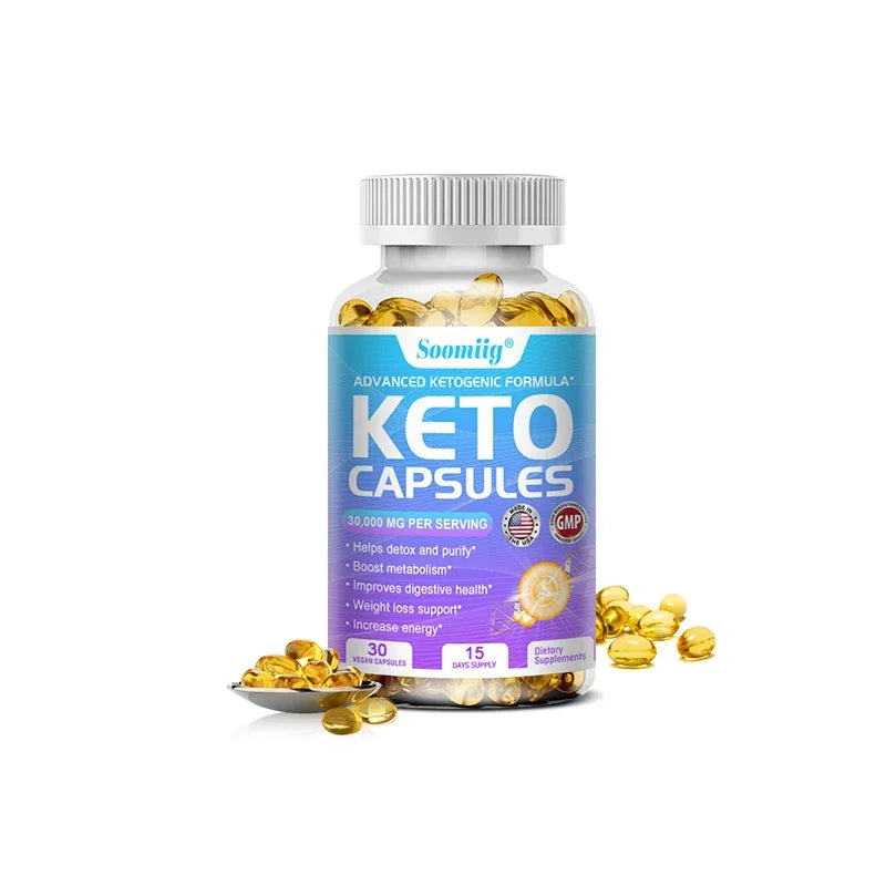 SOOMIIG Keto Capsules – Apple Cider Vinegar Weight Management Keto Supplement Qst 30count-1 bottle