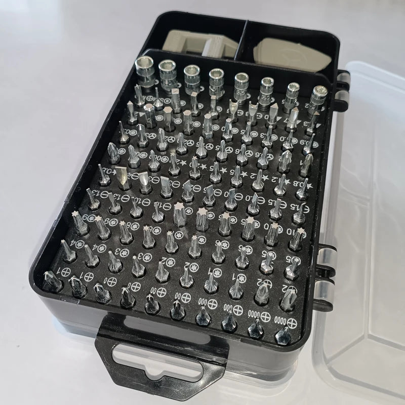 115-Piece Precision Screwdriver Repair Kit – CrV Steel Set Precision Screwdriver Kit Qst