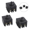 3-Pack Push Button Switch Replacement for Bosch GWS6100 Grinder Power Tool Switch Qme Default Title