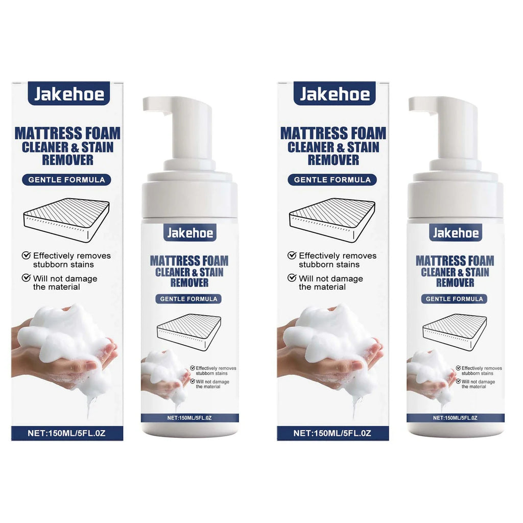 Fabric & Carpet Cleaner Foam – Stain Remover & Anti-Yellowing Fabric Carpet Cleaner Qme 2 x 150ml Boxed
