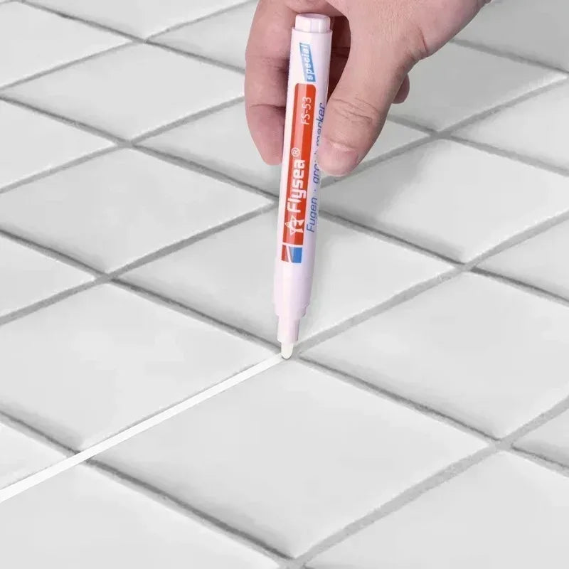 Waterproof Grout Pen Tile Marker – 10 Pack, 18 Colours Grout Repair Pen Qme