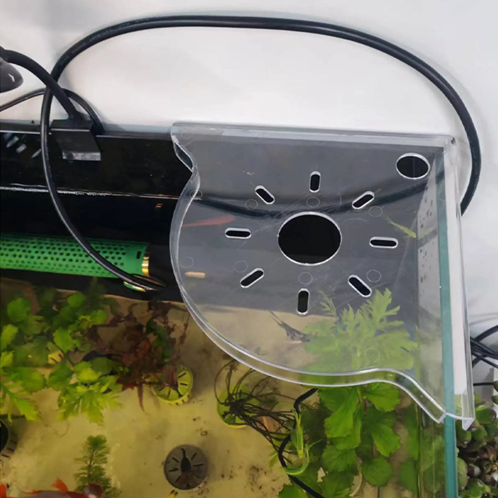 Triangle Aquarium Corner Shelf – Fish Tank Plant Holder Aquarium Corner Shelf Qme