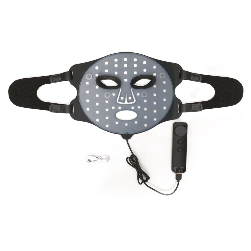 Hello Face L300 LED Light Therapy Mask – Wireless Vibration LED Therapy Mask Qst