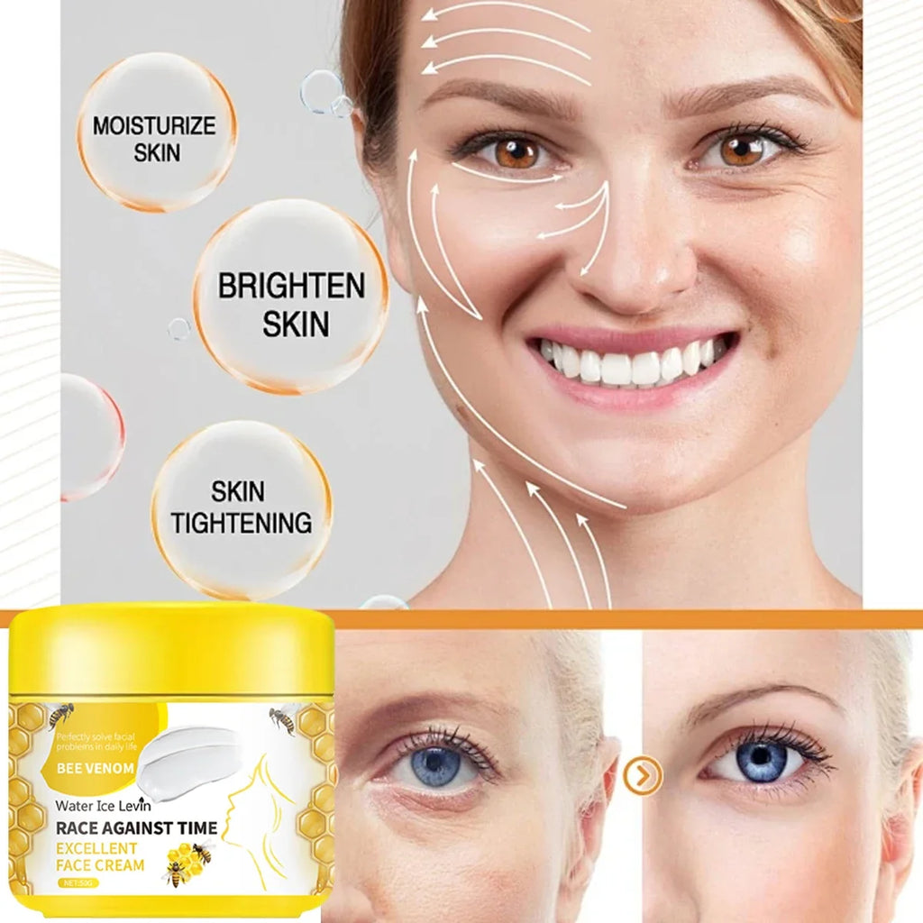 Bee Venom & Niacinamide Face Cream – Firming & Hydrating Face Moisturizer Cream Qme
