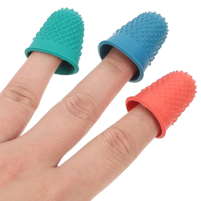 Silicone Finger Protectors Heat Resistant Anti-Slip 30 Pcs Silicone Finger Protectors Qme