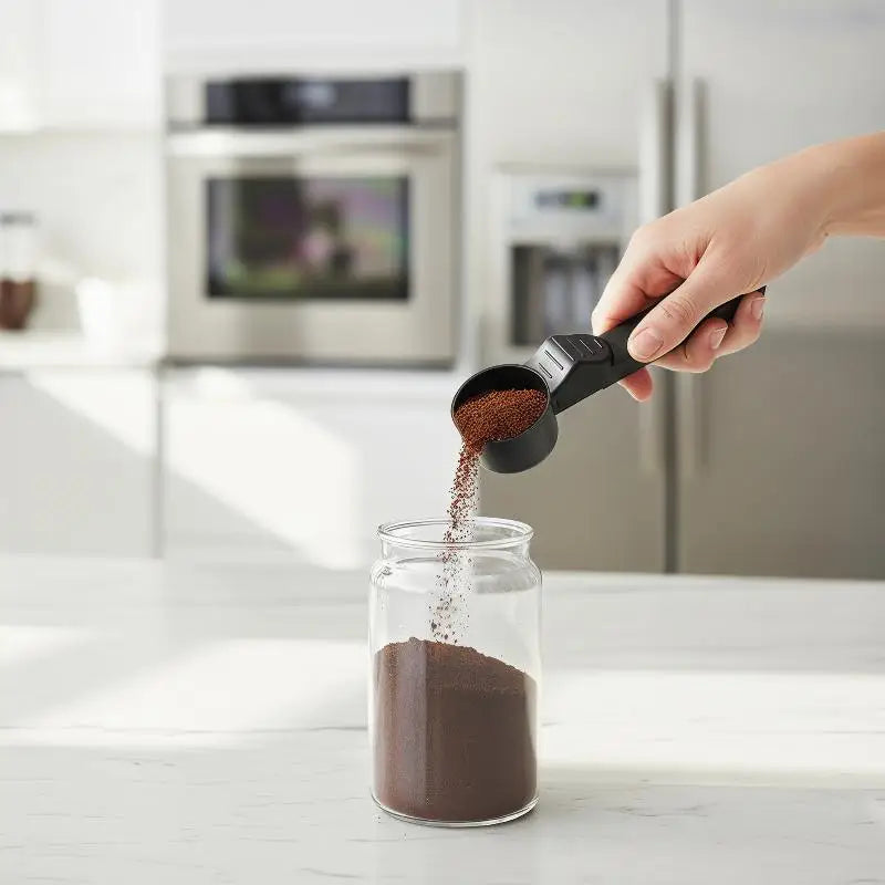 Leakproof Coffee & Protein Powder Scoop with Funnel | Reusable Powder Scoop Funnel Qme