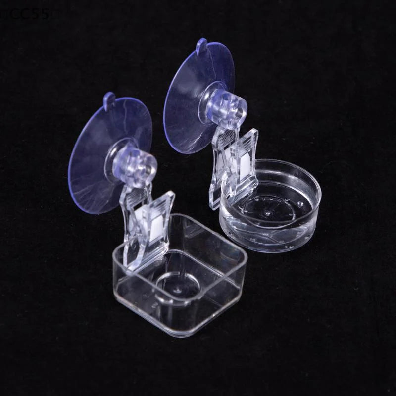 Reptile Suction Cup Feeding Bowl for Gecko, Lizard & Frog Reptile Feeder Bowl Qst