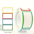 Waterproof Blank Self-Adhesive Removable Label Stickers 250pcs Removable Label Stickers Qme 1 roll