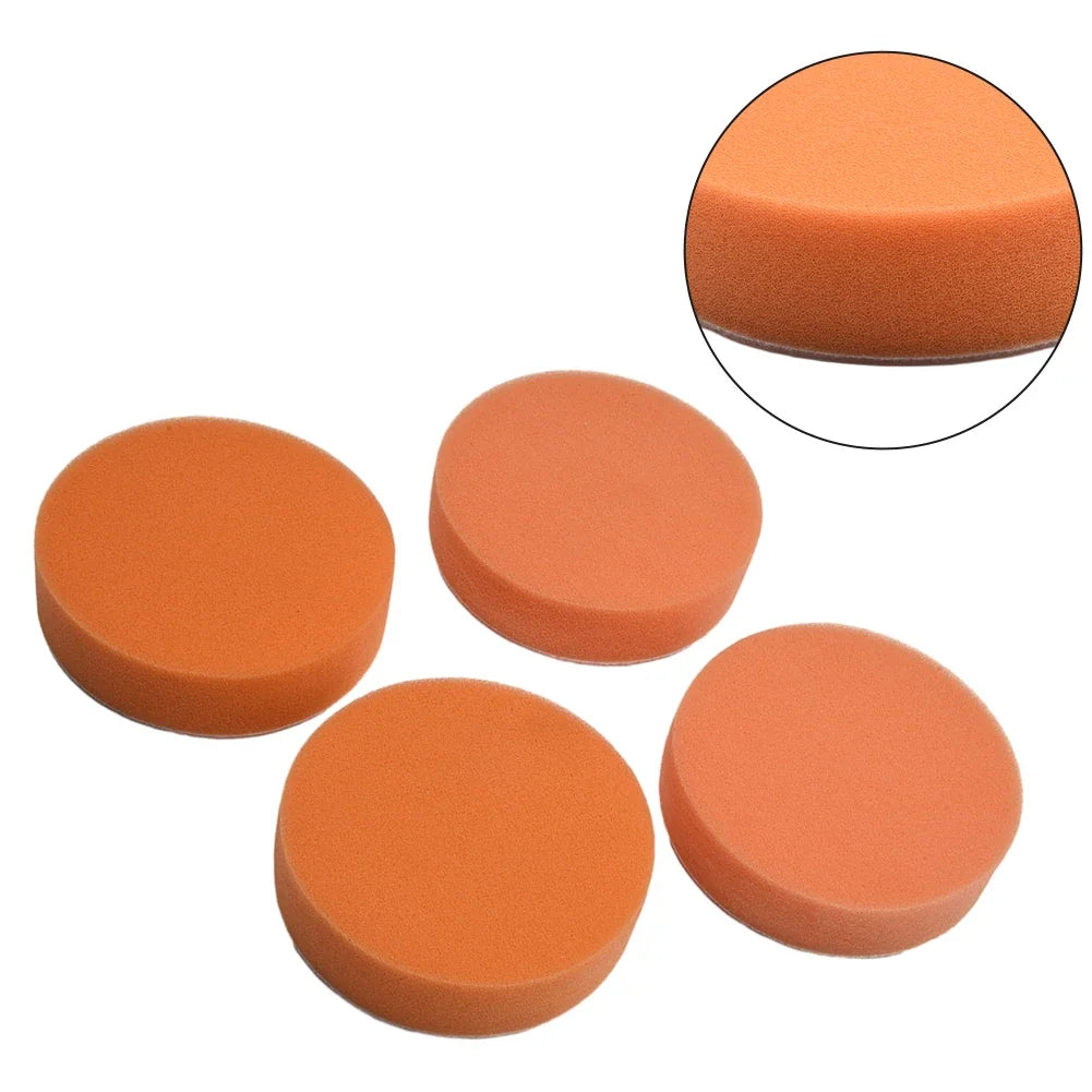 4-Pack Reusable Sponge Polishing Buffing Wax Pads – 4 Inch Polishing Sponge Pads Qme
