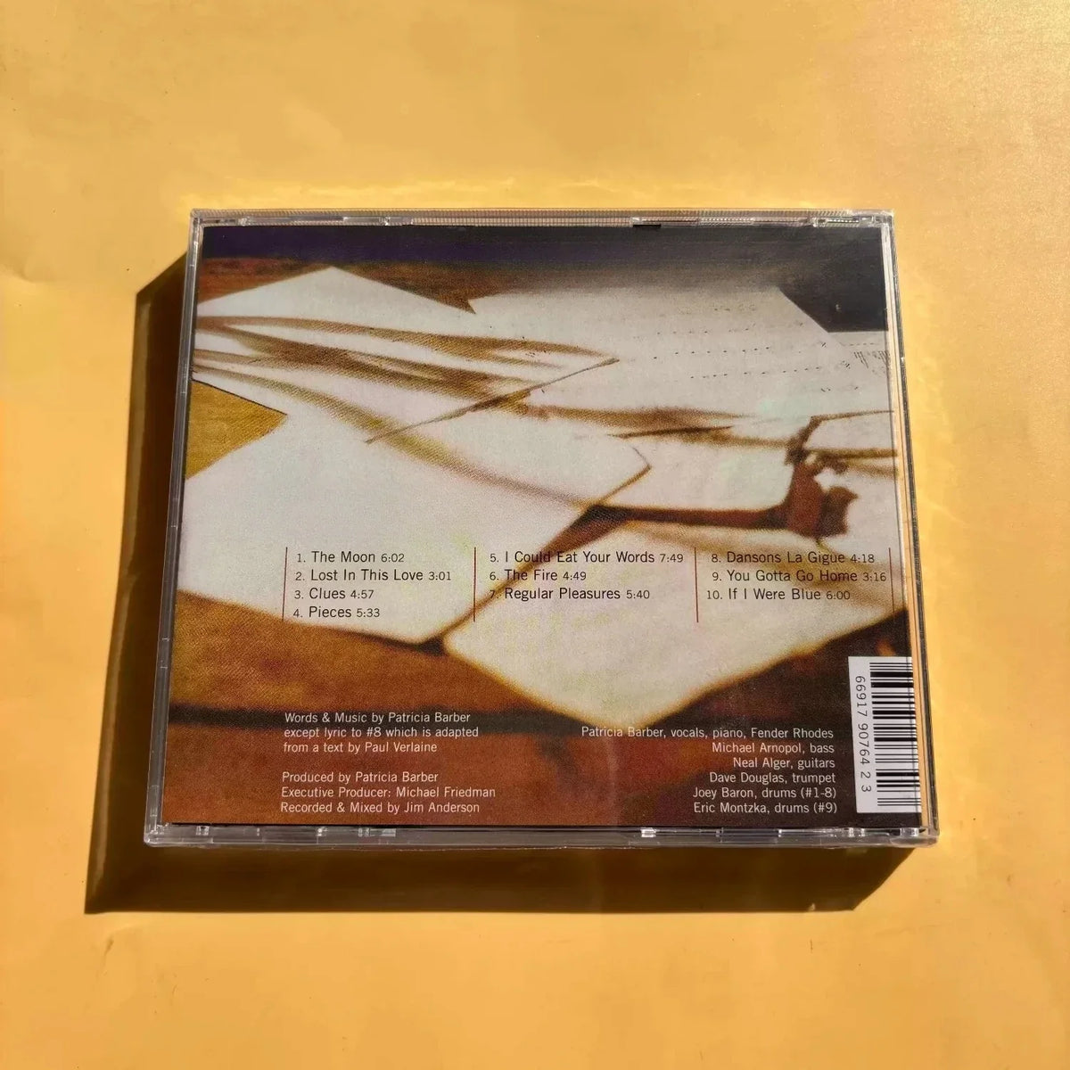 Jazz Vocal Poetic CD Album – Vintage Portrait Art Cover Jazz CD Album Qme