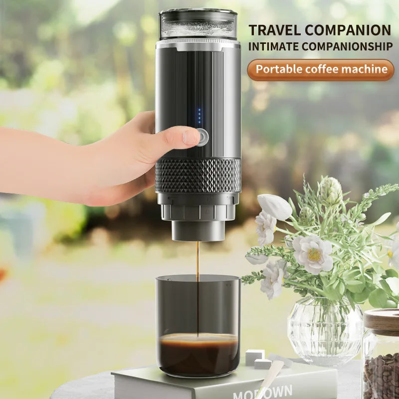Portable Wireless Electric Coffee Machine – Mini Travel Brewer Portable Coffee Maker Qst