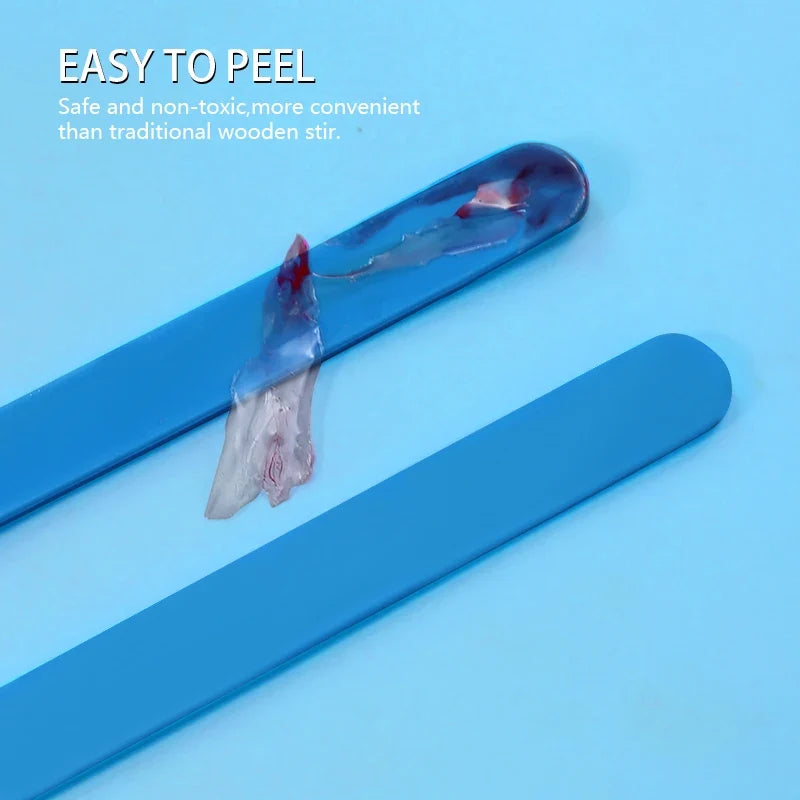 Epoxy Resin Silicone Tool Kit – Measuring Cups, Pad & Stir Sticks Resin Craft Tool Kit Qme