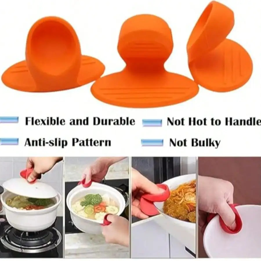 Silicone Finger Cots – Thickened Heat-Resistant Kitchen Covers Silicone Finger Cots Qme