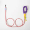 Crossbody Hands-Free Dog Leash | Cloud Foam Handle | Nylon Hands-Free Dog Leash Qme Pink foam traction XS（old）