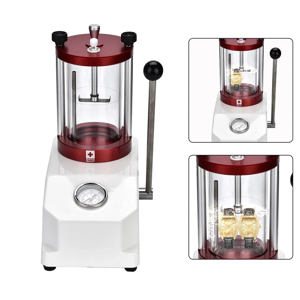 Watch Water Resistance Pressure Tester – Tests 2 Watch Cases Watch Repair Tool Qme