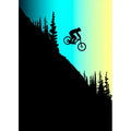 Vintage Mountain Bike Canvas Wall Art Poster – Sports Décor Canvas Wall Art Qst B 20x30cm Unframed