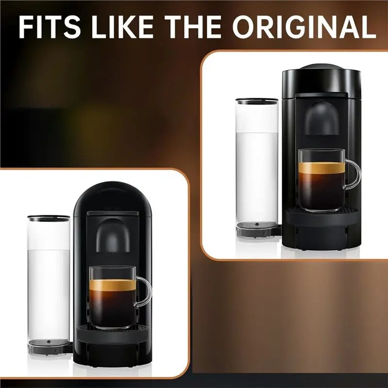 1.7L Replacement Water Tank Nespresso VertuoPlus MS-624268 Coffee Machine Part Qst Transparent Color