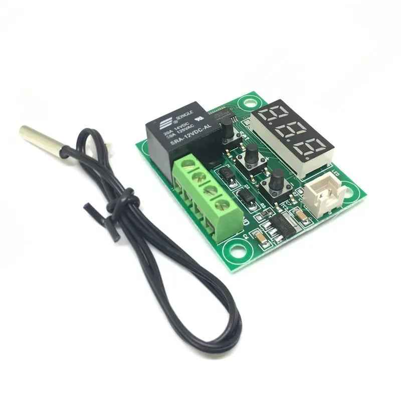 W1209 DC 12V Digital Temperature Controller Thermostat Switch Temperature Controller Qme