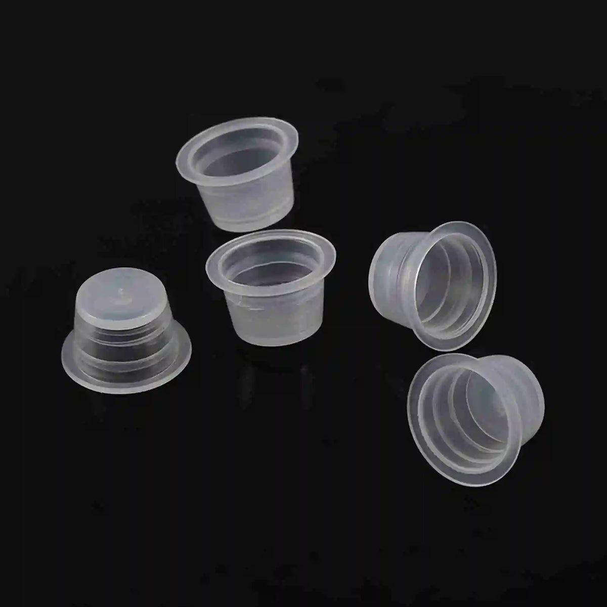 Plastic Tattoo Ink Cup Pots – Pigment Caps for Microblading Tattoo Ink Cups Qme