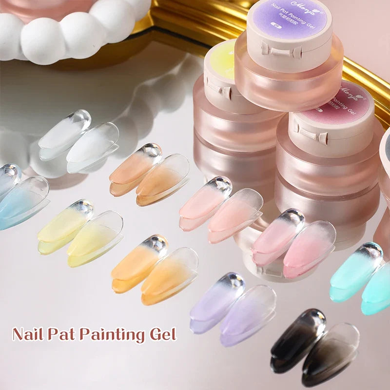 3D Cushion UV Nail Art Gel – Gradient Blush DIY Charm Tool Nail Art Gel Qme