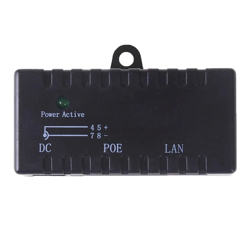 Passive PoE Injector for IP Camera, VoIP & AP – 12V 48V PoE Network Injector Qme