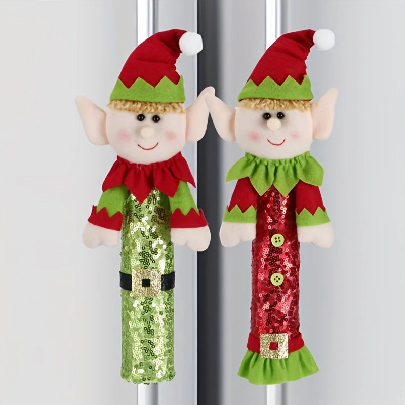 Christmas Elf Refrigerator Decoration Gloves – 1 Pair Christmas Decoration Qme