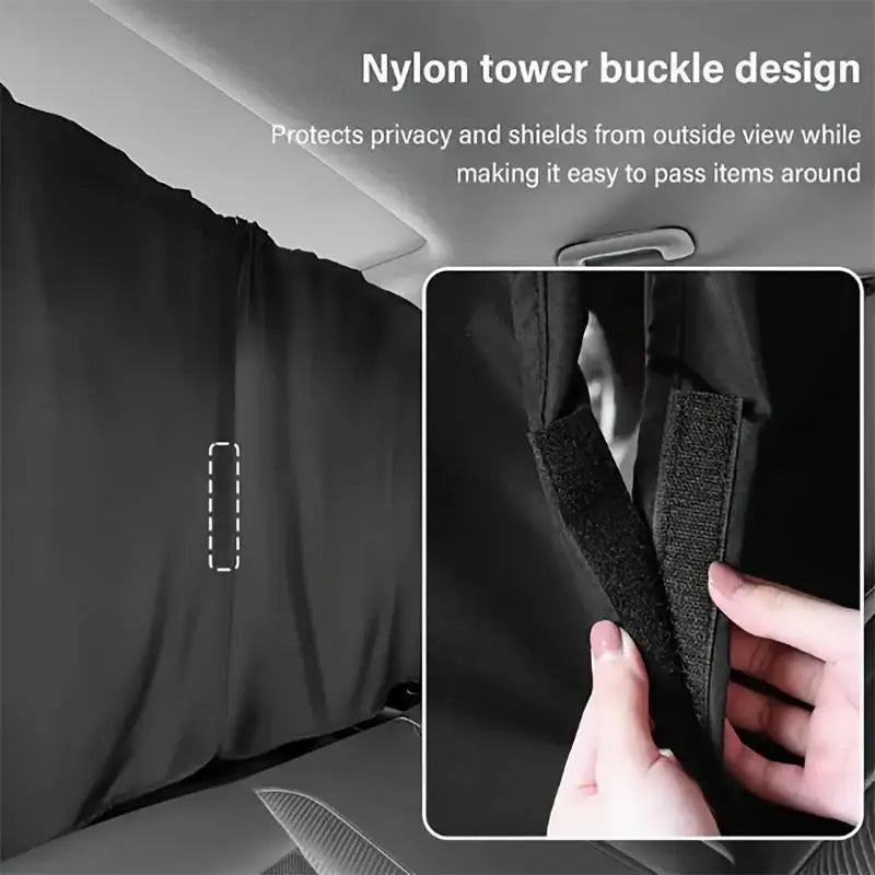 Car Privacy Curtain Window Shade – Sun Blocking, Nap & Camping Car Window Shade Qst