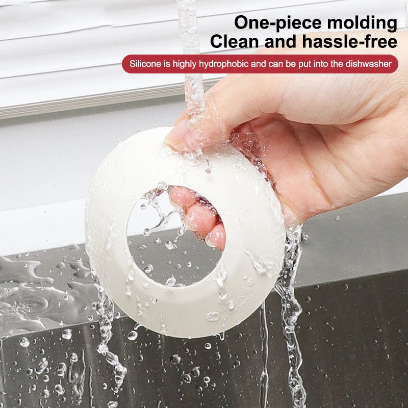 Silicone Sink Splash Catcher Mat – Countertop Draining Pad Silicone Sink Mat Qst