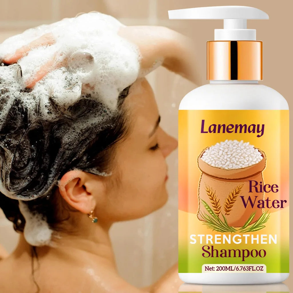 Rice Water Strengthen Shampoo – Longer, Stronger Hair Strengthening Shampoo Qst Nourishing