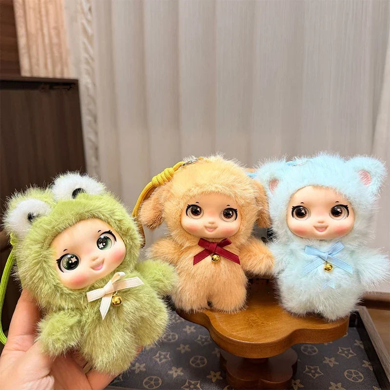 Cute Forest Animals Vinyl Face Plush Doll Pendant – 6 Styles Plush Doll Pendant Qme